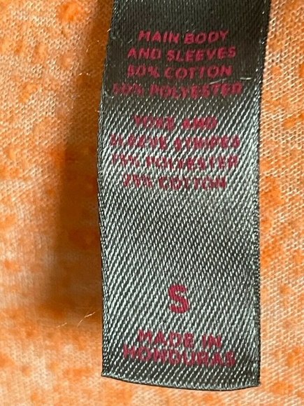 Harley Davidson Womens Short Sleeve TShirt SZ Small Orange White Screamin Eagle - Picture 7 of 8